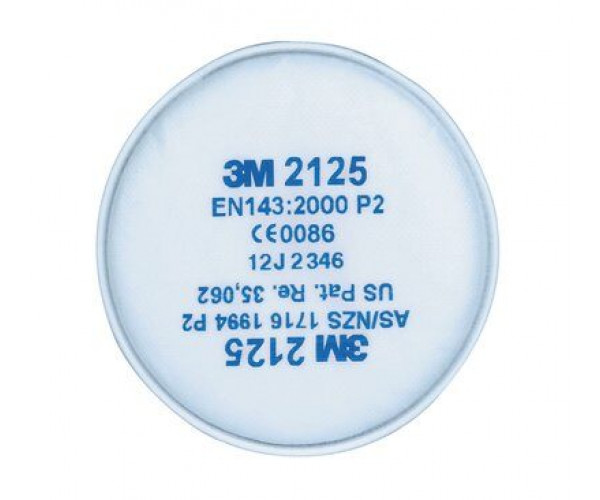 3M P2 Particulate Filter 2125 3M P2 Particulate Filter 2125 Cartridges & Filter Accessories