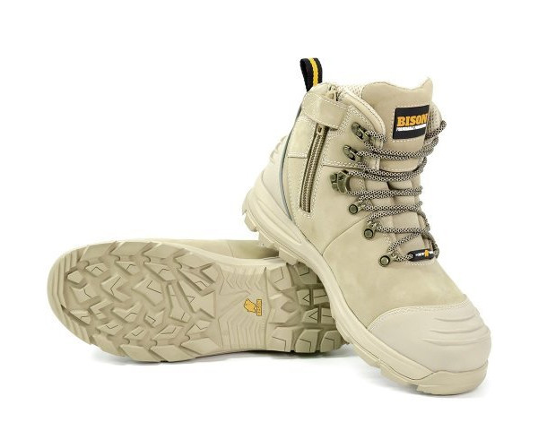 BISON SAFETY BOOT XT ANKLE LACE UP WITH ZIP BISON SAFETY BOOT XT ANKLE LACE UP WITH ZIP