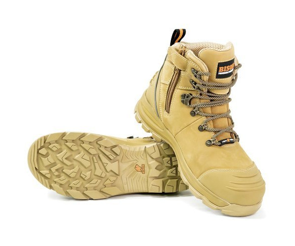 BISON SAFETY BOOT XT ANKLE LACE UP WITH ZIP BISON SAFETY BOOT XT ANKLE LACE UP WITH ZIP