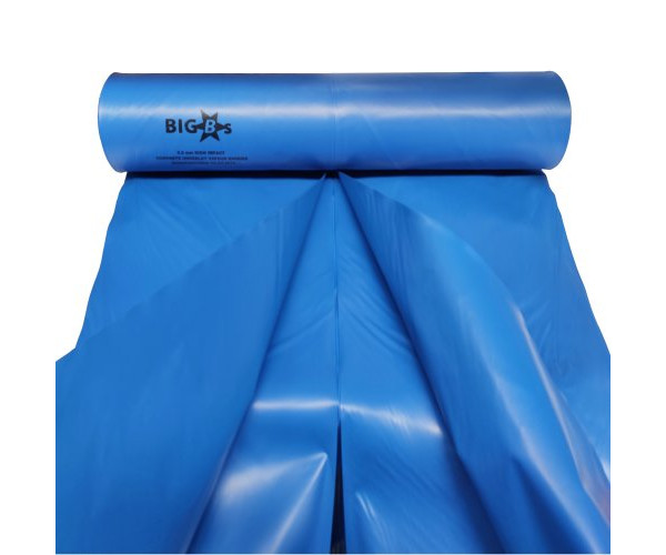 Builders Film BLUE HIGH IMPACT 4M x 33M x 200um Concrete Grade