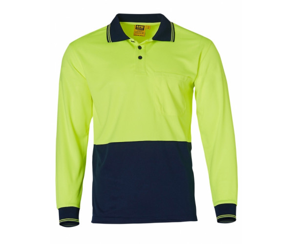 High Visibility Long Sleeve Polo SW05CD High Visibility Long Sleeve Polo SW05CD