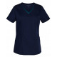 LADIES V-NECK CONTRAST TRIM SCRUB TOP M7660