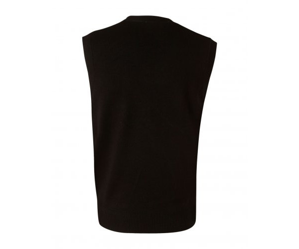 UNISEX WOOL/ACRYLIC V-NECK VEST WJ02 UNISEX WOOL/ACRYLIC V-NECK VEST WJ02