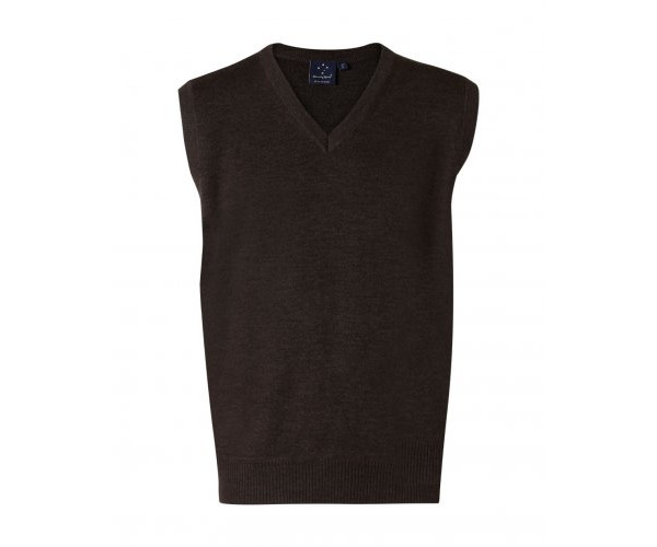 UNISEX WOOL/ACRYLIC V-NECK VEST WJ02 UNISEX WOOL/ACRYLIC V-NECK VEST WJ02