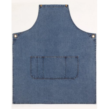 East Village Denim Bib Apron Ap09