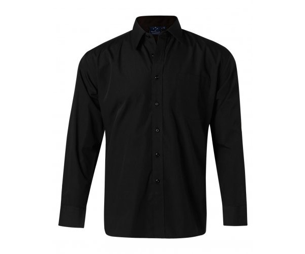 Mens Poplin Long Sleeve Business Shirt BS01L Mens Poplin Long Sleeve Business Shirt BS01L