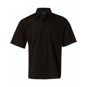 Men's Poplin Short Sleeve Business Shirt Bs01s