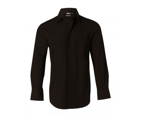 Mens Cotton/Poly Stretch Long Sleeve Shirt M7020L Mens Cotton/Poly Stretch Long Sleeve Shirt M7020L