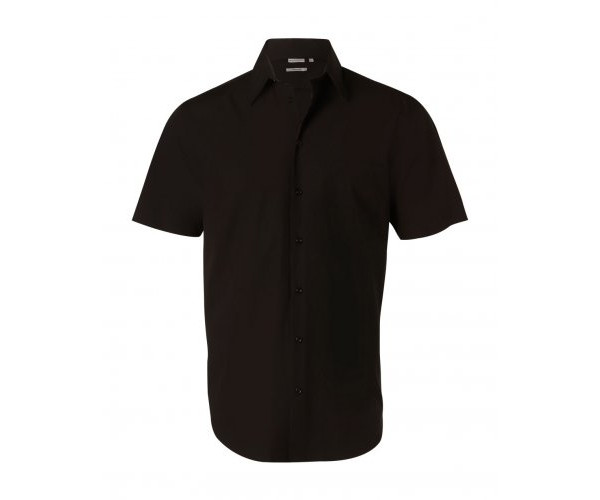 Mens Cotton/Poly Stretch Short Sleeve Shirt M7020S Mens Cotton/Poly Stretch Short Sleeve Shirt M7020S
