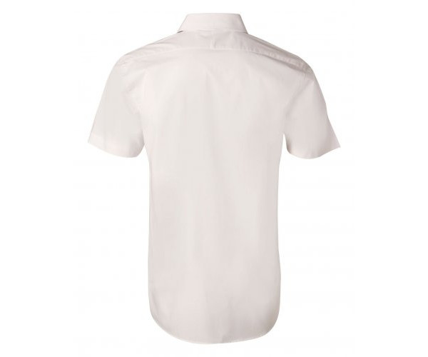 Mens Cotton/Poly Stretch Short Sleeve Shirt M7020S Mens Cotton/Poly Stretch Short Sleeve Shirt M7020S