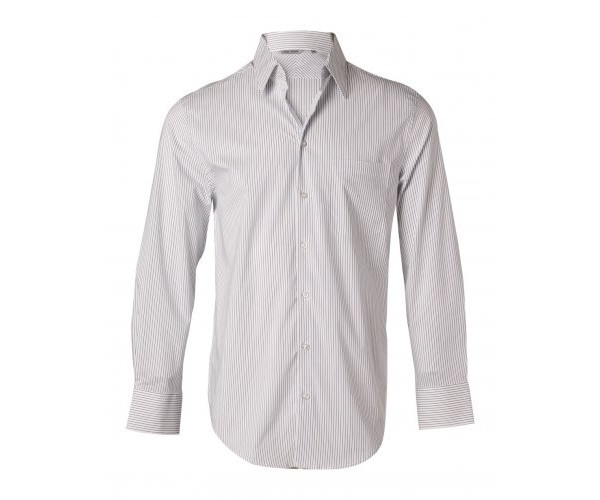 Men's Ticking Stripe Long Sleeve Shirt M7200L Men's Ticking Stripe Long Sleeve Shirt M7200L