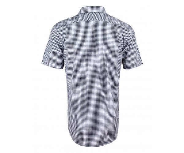 Men’s Gingham Check Short Sleeve Shirt M7300S Men’s Gingham Check Short Sleeve Shirt M7300S