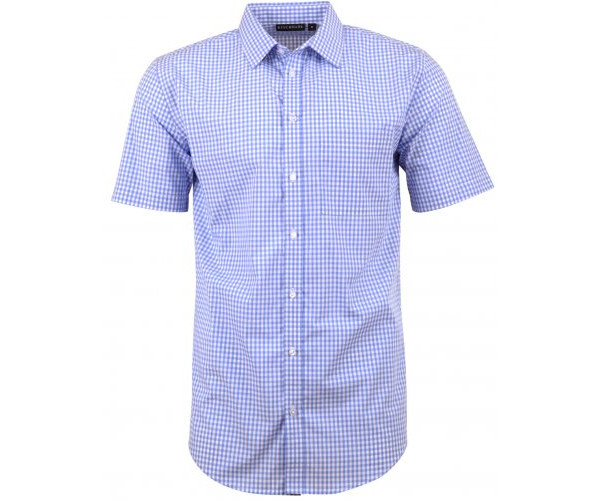 Men’s Gingham Check Short Sleeve Shirt M7300S Men’s Gingham Check Short Sleeve Shirt M7300S