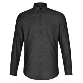 Ascot Mens Long Sleeve Dot Jacquard M7400l
