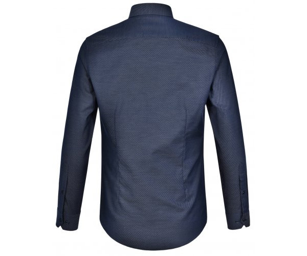 ASCOT MENS LONG SLEEVE DOT JACQUARD STRETCH SHIRT M7400L ASCOT MENS LONG SLEEVE DOT JACQUARD STRETCH SHIRT M7400L