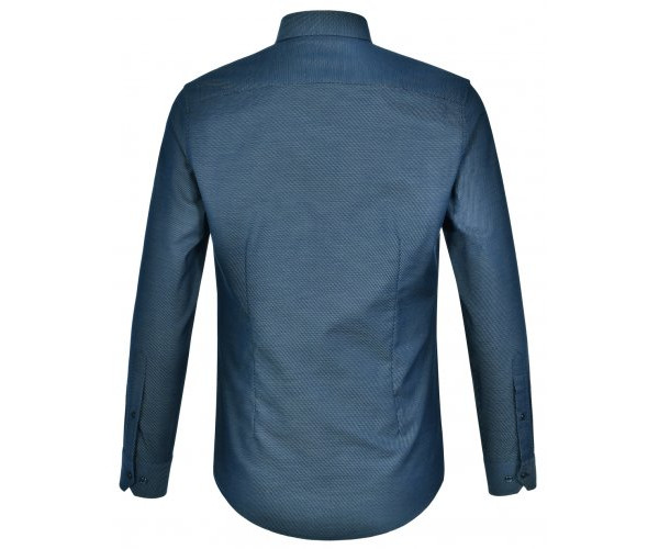 ASCOT MENS LONG SLEEVE DOT JACQUARD STRETCH SHIRT M7400L ASCOT MENS LONG SLEEVE DOT JACQUARD STRETCH SHIRT M7400L