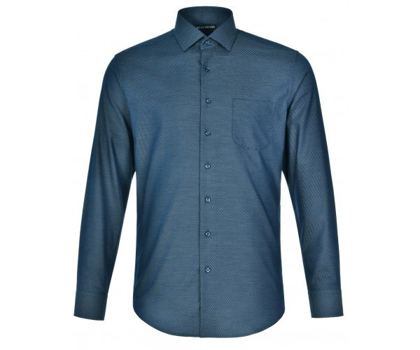 ASCOT MENS LONG SLEEVE DOT JACQUARD STRETCH SHIRT M7400L ASCOT MENS LONG SLEEVE DOT JACQUARD STRETCH SHIRT M7400L
