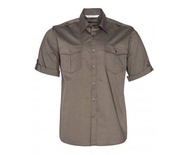 Short Sleeve Military Shirt For Men M7911 Short Sleeve Military Shirt For Men M7911