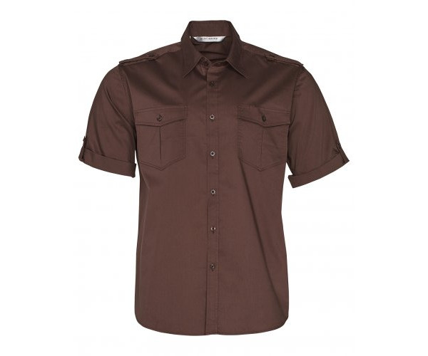 Short Sleeve Military Shirt For Men M7911 Short Sleeve Military Shirt For Men M7911