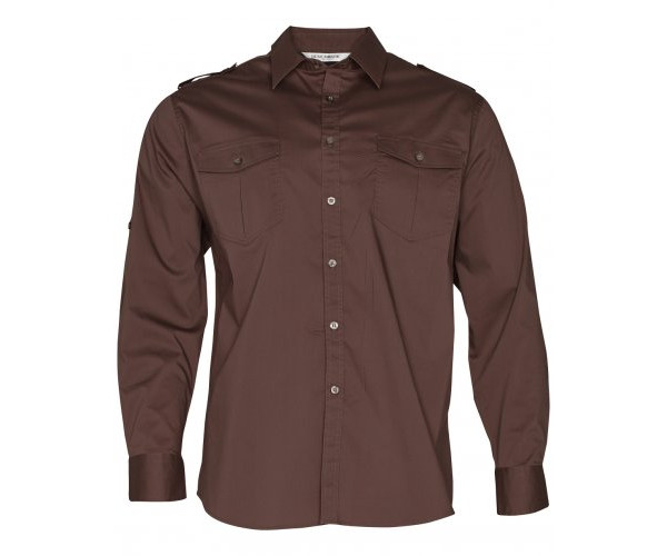 Mens Long Sleeve Military Shirt M7912 Mens Long Sleeve Military Shirt M7912