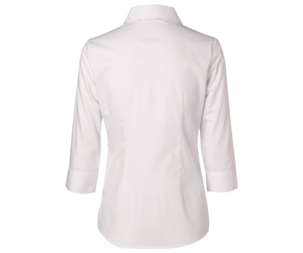 Ladies Cotton/Polyester Stretch 3/4 Sleeve Shirt M8020Q Ladies Cotton/Polyester Stretch 3/4 Sleeve Shirt M8020Q