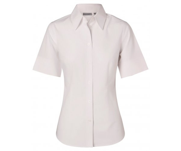 Womens Cotton/Poly Stretch Sleeve Shirt M8020S Womens Cotton/Poly Stretch Sleeve Shirt M8020S