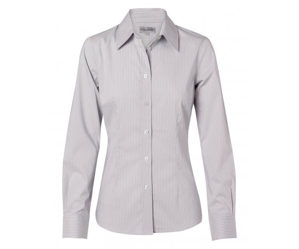 Women's Ticking Stripe Long Sleeve Shirt M8200L Women's Ticking Stripe Long Sleeve Shirt M8200L