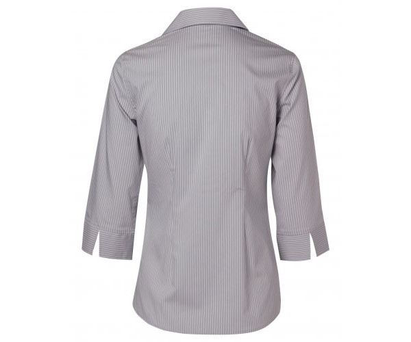 Women's Ticking Stripe 3/4 Sleeve Shirt M8200Q Women's Ticking Stripe 3/4 Sleeve Shirt M8200Q