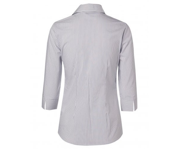 Women's Ticking Stripe 3/4 Sleeve Shirt M8200Q Women's Ticking Stripe 3/4 Sleeve Shirt M8200Q