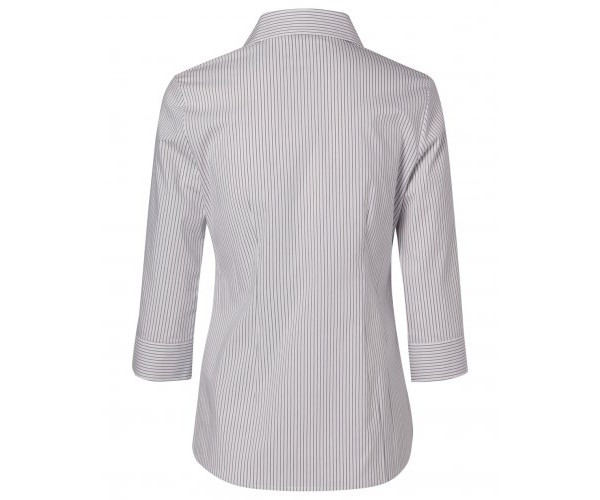 Women's Ticking Stripe 3/4 Sleeve Shirt M8200Q Women's Ticking Stripe 3/4 Sleeve Shirt M8200Q