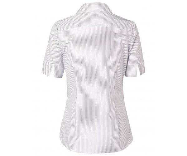 Women's Ticking Stripe Short Sleeve Shirt M8200S Women's Ticking Stripe Short Sleeve Shirt M8200S