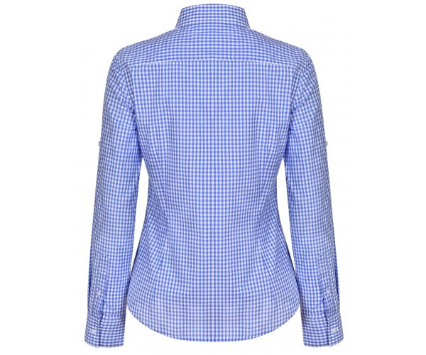 Ladies’ Gingham Check Long Sleeve Shirt M8300L Ladies’ Gingham Check Long Sleeve Shirt M8300L