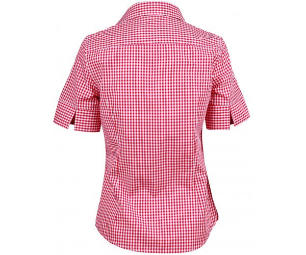 Ladies Gingham Check Short Sleeve Shirt M8300S Ladies Gingham Check Short Sleeve Shirt M8300S