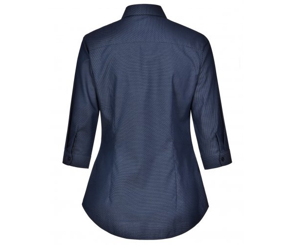 ASCOT LADIES 3/4 SLEEVE DOT JACQUARD STRETCH SHIRT M8400Q ASCOT LADIES 3/4 SLEEVE DOT JACQUARD STRETCH SHIRT M8400Q