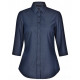 ASCOT LADIES 3/4 SLEEVE DOT JACQUARD STRETCH SHIRT M8400Q ASCOT LADIES 3/4 SLEEVE DOT JACQUARD STRETCH SHIRT M8400Q