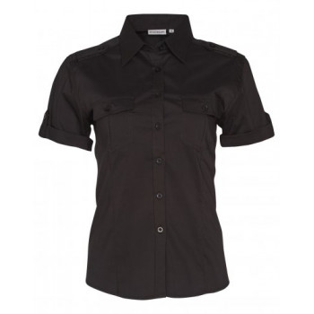 Ladies Short Sleeve Military Shirt M891