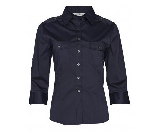 Ladies 3/4 Sleeve Military Shirt M8913 Ladies 3/4 Sleeve Military Shirt M8913