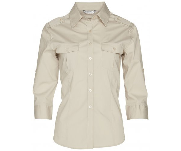 Ladies 3/4 Sleeve Military Shirt M8913 Ladies 3/4 Sleeve Military Shirt M8913