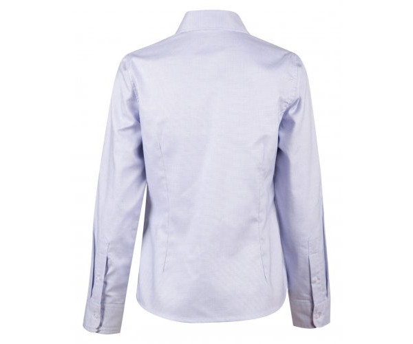 Ladies Dot Contrast Long Sleeve Shirt M8922