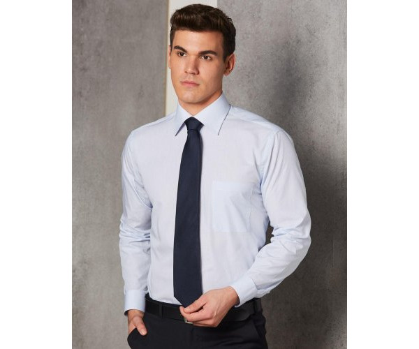 Men’s Mini Check Premium Cotton Long Sleeve Shirt M7362 Men’s Mini Check Premium Cotton Long Sleeve Shirt M7362