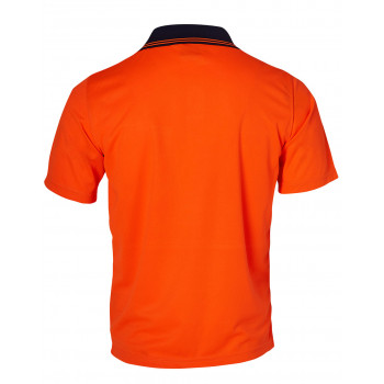 Hi Visibility Short Sleeve Cool dry Micro-Mesh Safety Polo