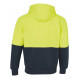 HI-VIS TWO TONE FLEECE ZIPPER HOODIE HI-VIS TWO TONE FLEECE ZIPPER HOODIE