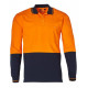 Cotton Jersey Two Tone Long Sleeve Safety Polo SW36 Cotton Jersey Two Tone Long Sleeve Safety Polo SW36