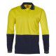 Cotton Jersey Two Tone Long Sleeve Safety Polo SW36 Cotton Jersey Two Tone Long Sleeve Safety Polo SW36
