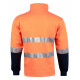 HI-VIS TWO TONE COTTON FLEECE SWEAT WITH 3M REFLECTIVE TAPE SW48 HI-VIS TWO TONE COTTON FLEECE SWEAT WITH 3M REFLECTIVE TAPE SW48