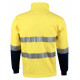 HI-VIS TWO TONE COTTON FLEECE SWEAT WITH 3M REFLECTIVE TAPE SW48 HI-VIS TWO TONE COTTON FLEECE SWEAT WITH 3M REFLECTIVE TAPE SW48