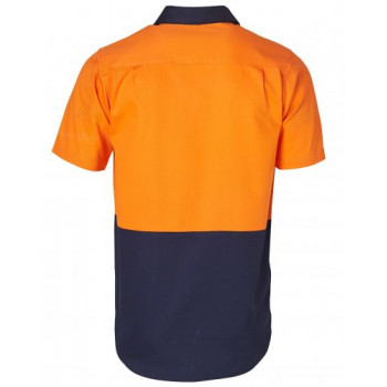 Short Sleeve Cotton Drill Safety Shirt Sw53