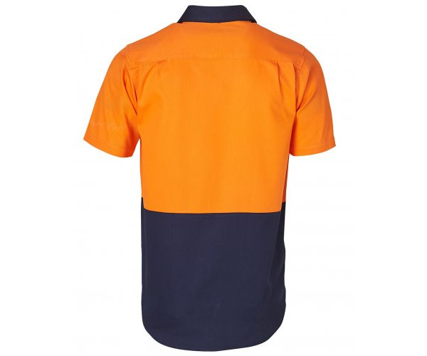 SHORT SLEEVE COTTON DRILL SAFETY SHIRT SW53 SHORT SLEEVE COTTON DRILL SAFETY SHIRT SW53