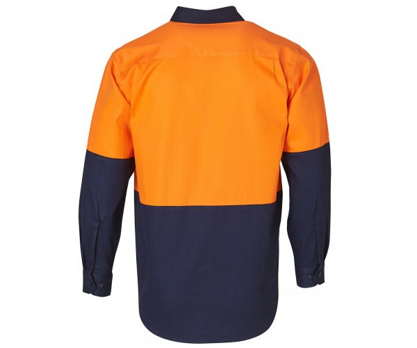 LONG SLEEVE COTTON DRILL SAFETY SHIRT SW54 LONG SLEEVE COTTON DRILL SAFETY SHIRT SW54