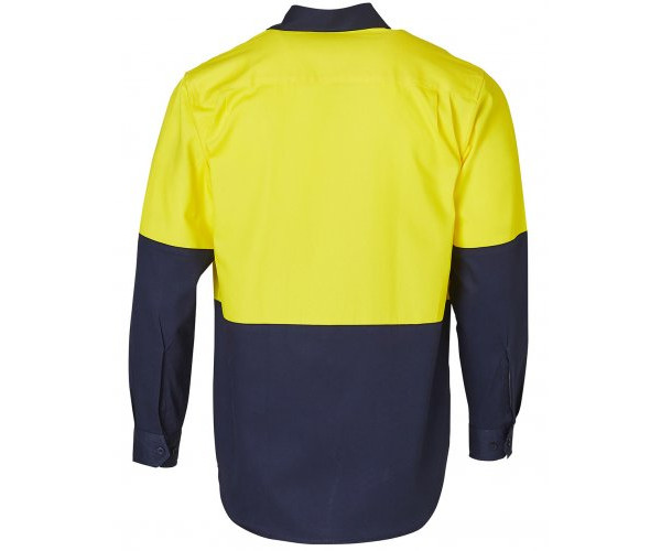 LONG SLEEVE COTTON DRILL SAFETY SHIRT SW54 LONG SLEEVE COTTON DRILL SAFETY SHIRT SW54
